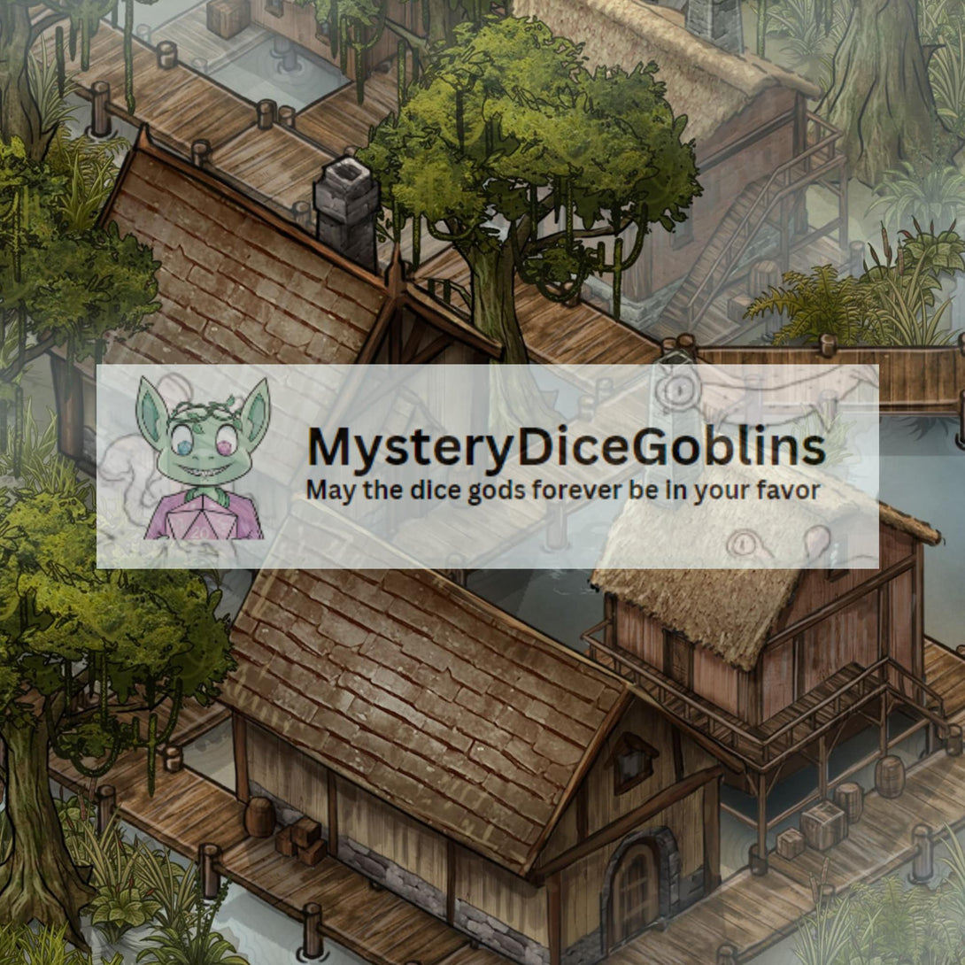 Swamp Battle Map Bundle - Mystery Dice Goblin