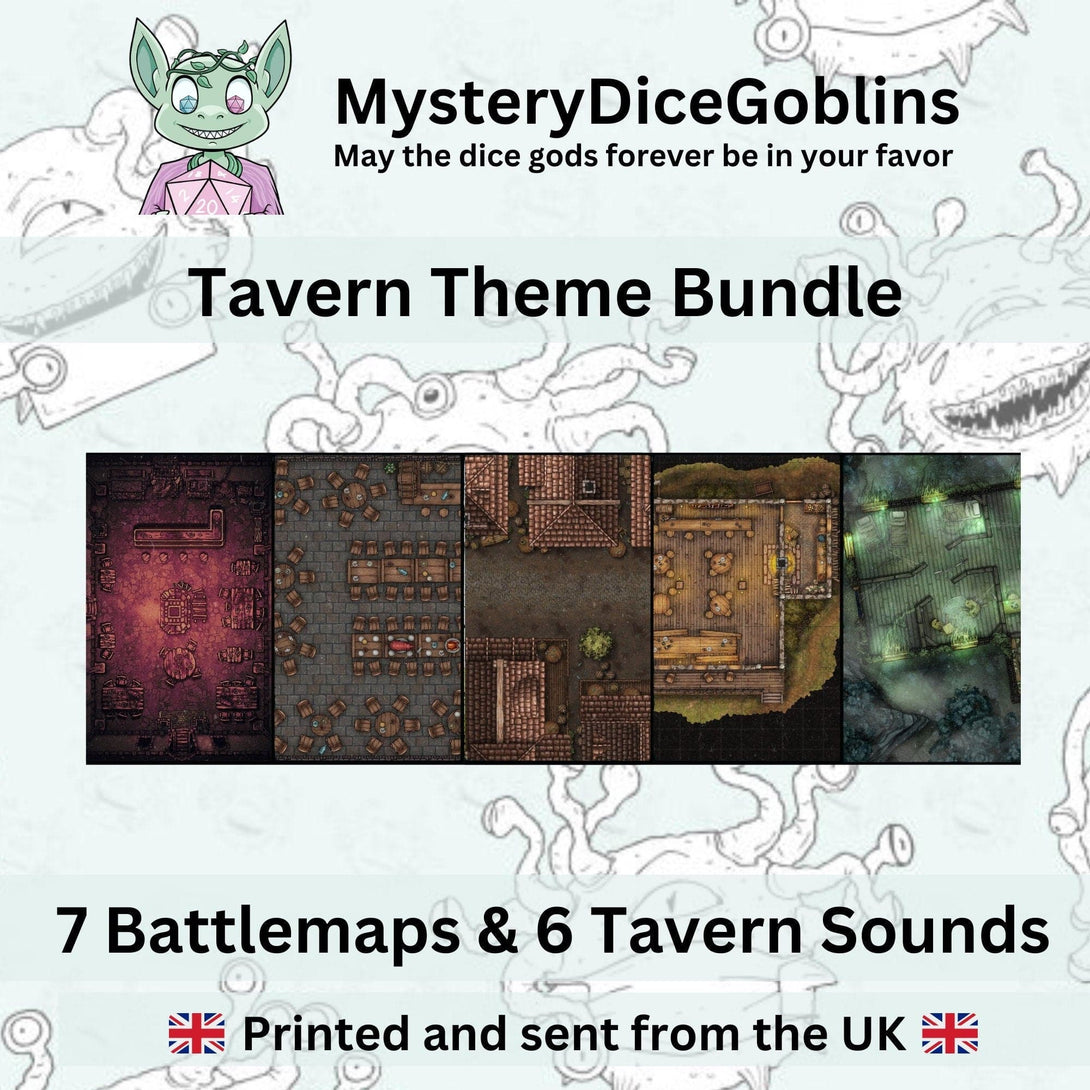 DnD Maps  Battle Maps & Sounds - Mystery Dice Goblin