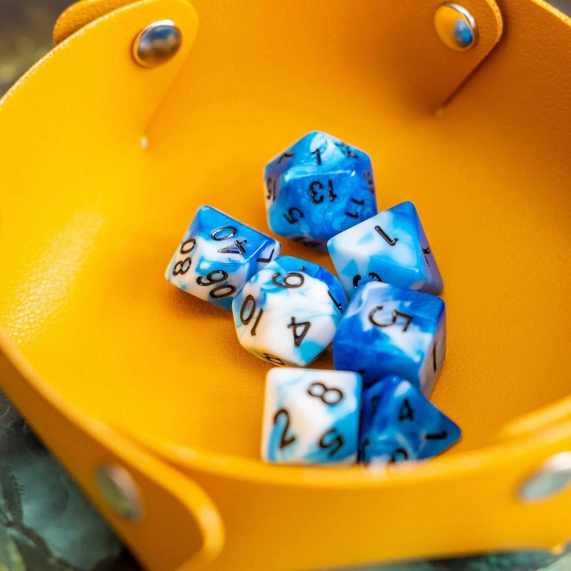 Tie Dye Dark Blue Dice - Mystery Dice Goblin