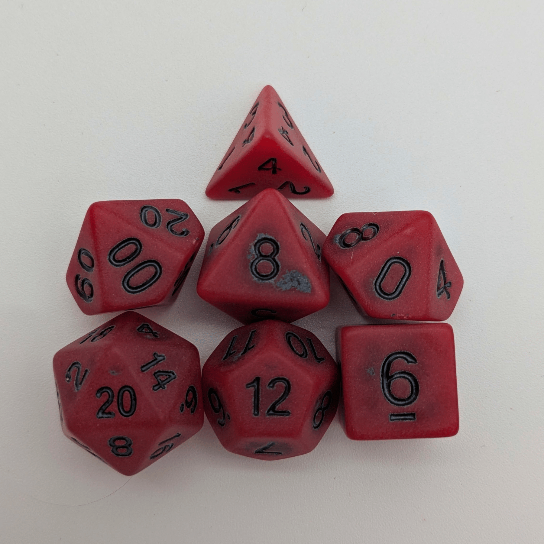 Vampire Pastel Red Dice