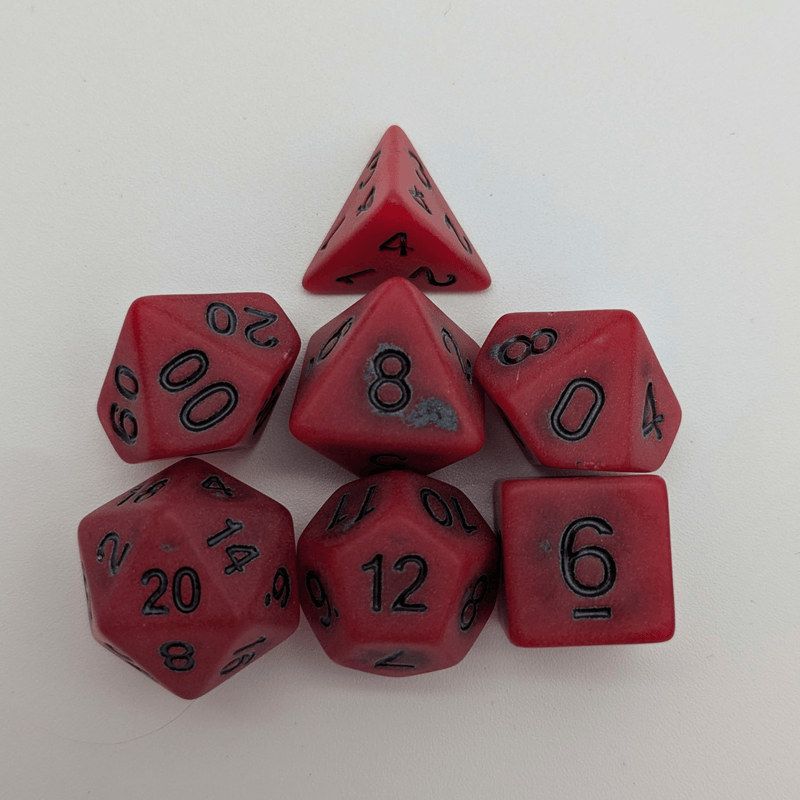 Vampire Pastel Red Dice