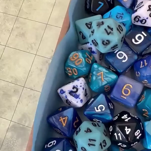 Blue Dice Set