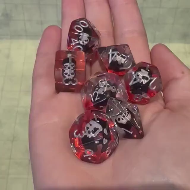 Grim Reaper DnD Dice Set