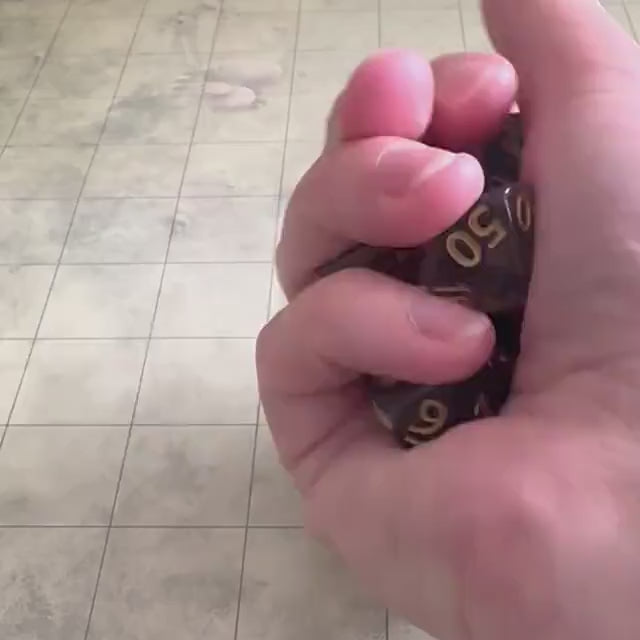 Black Glint Dice Set