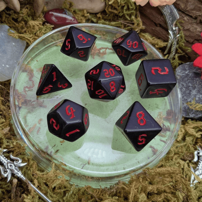 Red Witch Dice Set
