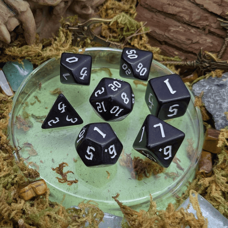 White Witch Dice Set