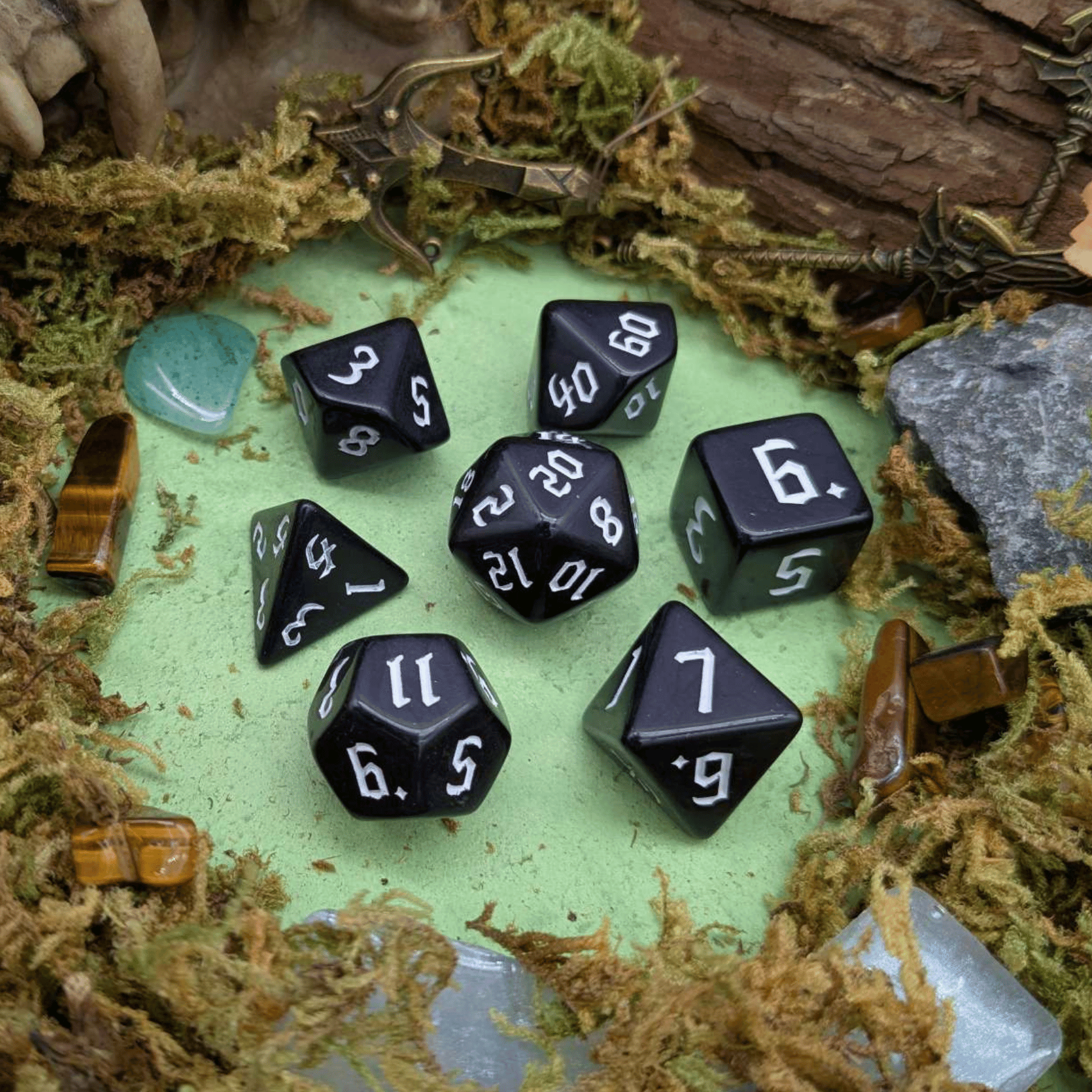 White Witch Dice Set