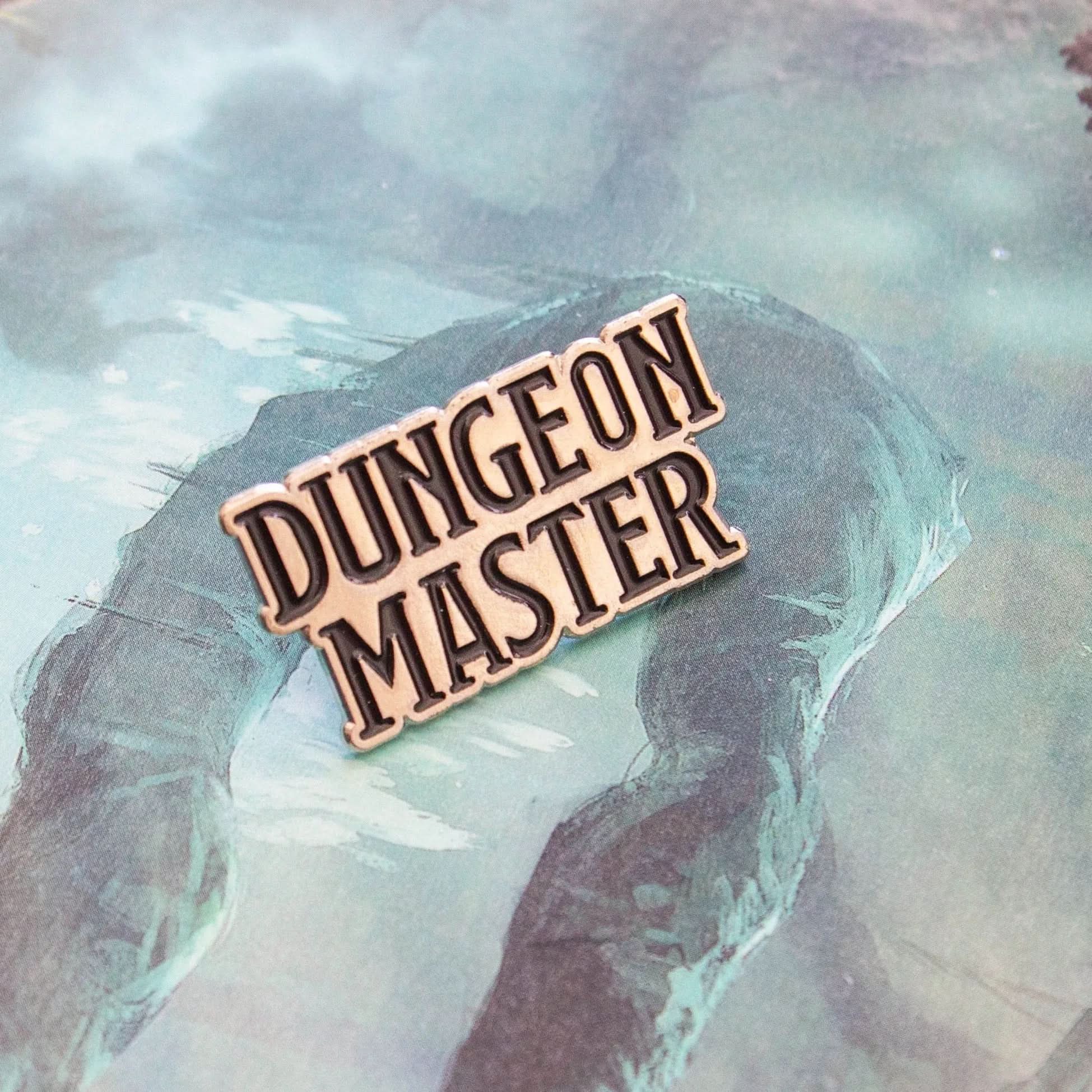 Dungeon Master Pin DnD Pin Mystery Dice Goblin