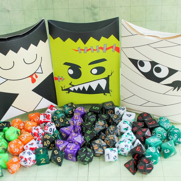 Dungeons and Dragons, Mystery Halloween Dice DnD Dice over 100 styles available, Polyhedral Dice never the same sets | DnD Dice
