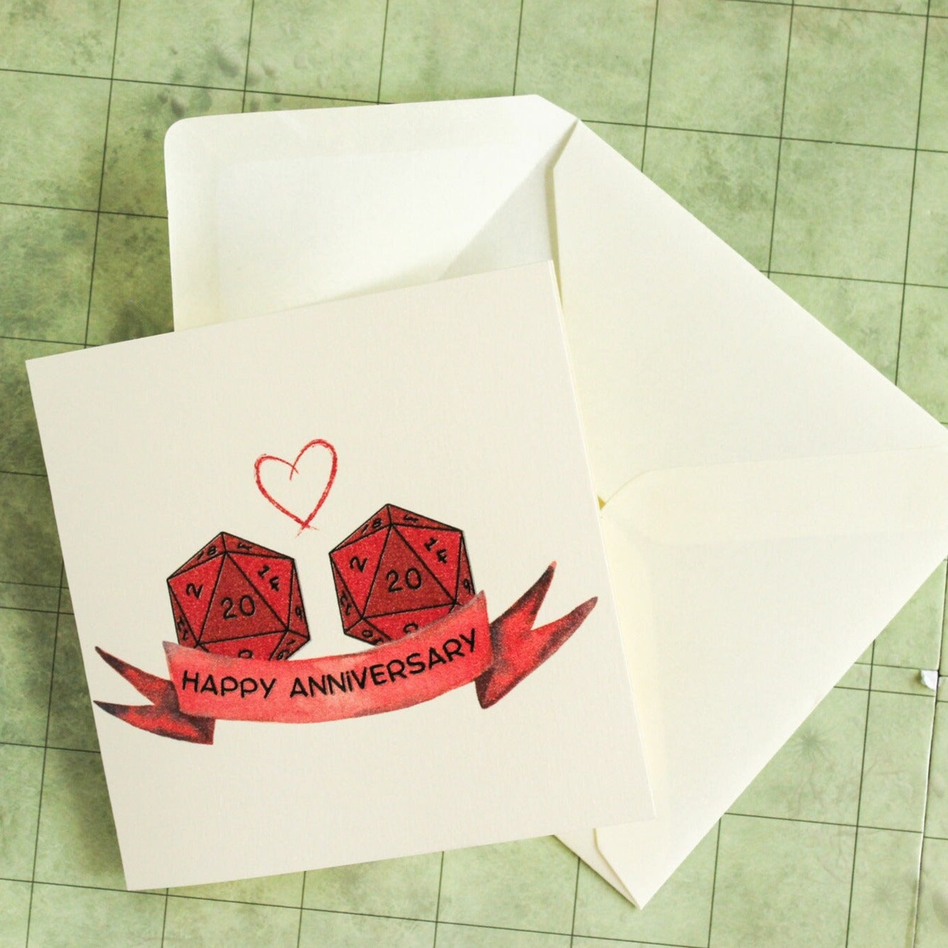 DnD Happy Anniversary Romance Love Card | Dungeons and Dragons Card | DnD Card | DnD Present | DnD Love | DnD Gift