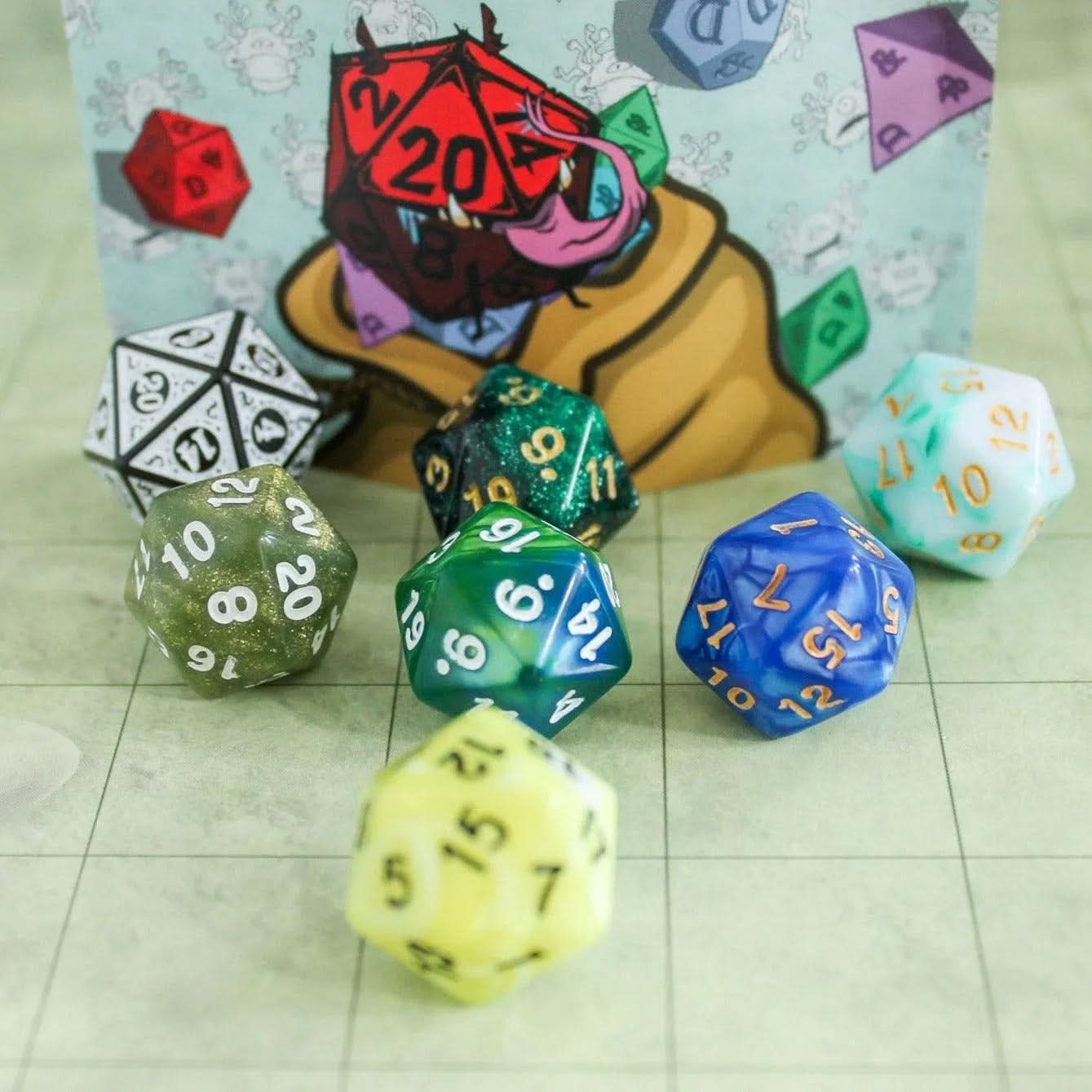 Mystery D20 Dice