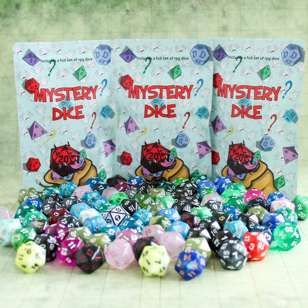Dungeons and Dragons, Mystery D20 DnD Dice over 100 styles available, Polyhedral Dice never the same | DnD Dice