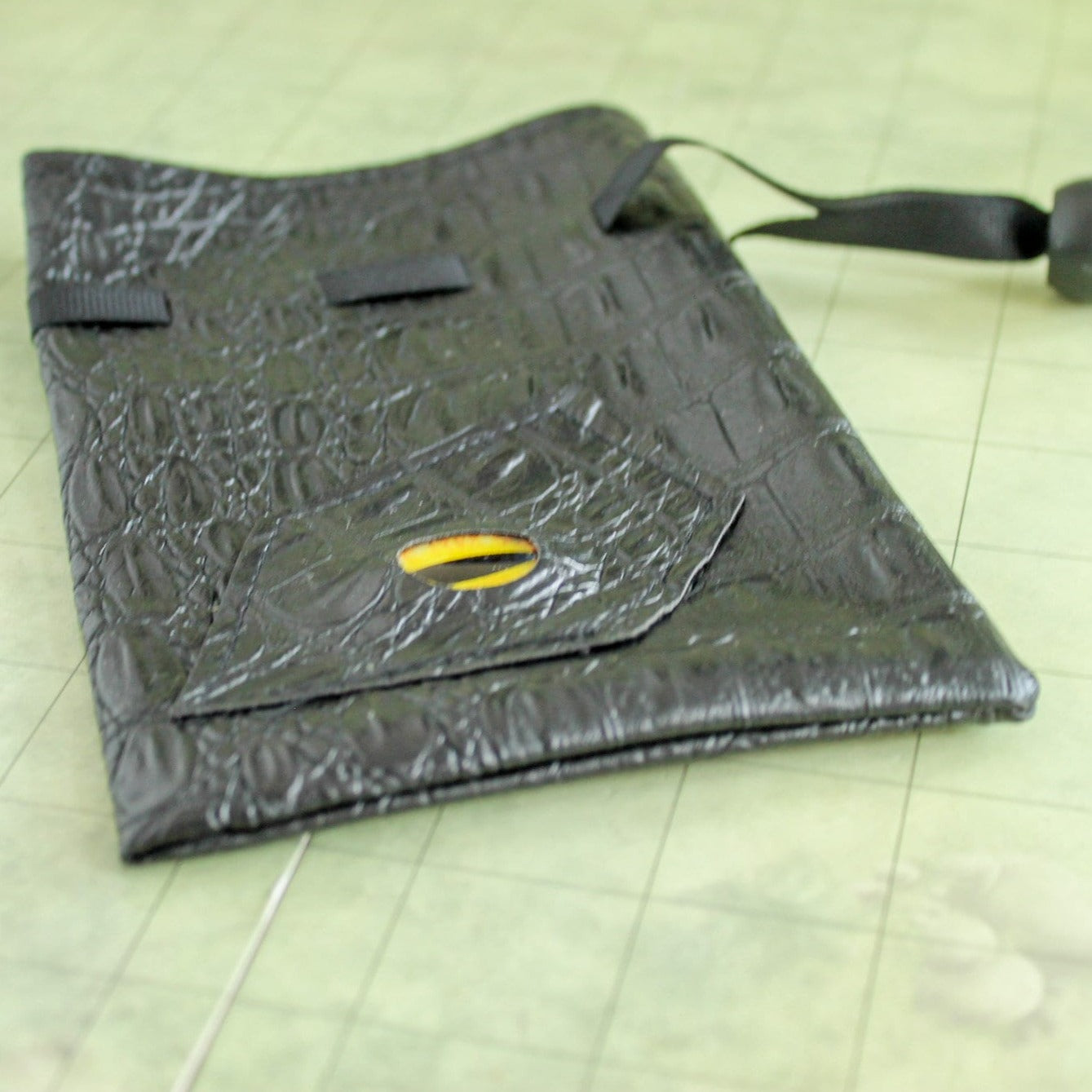 Dragon PU Leather Dice Bag