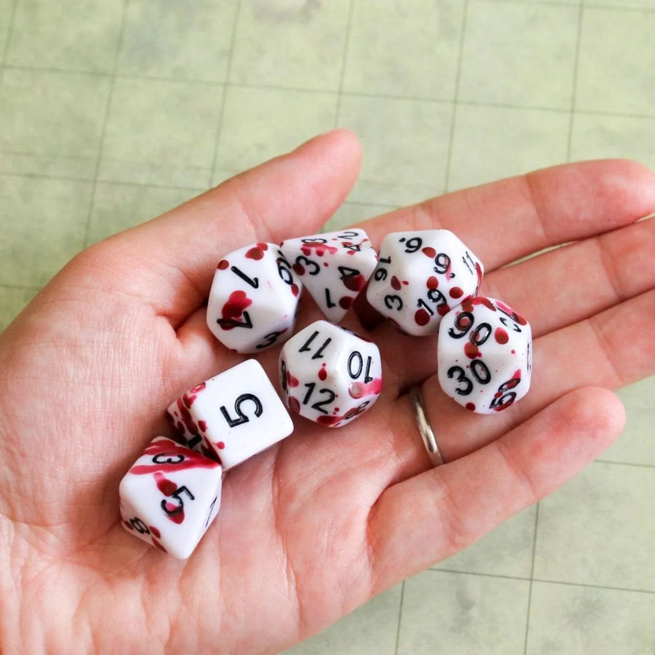 Murder Hobo Red Dice - MysteryDiceGoblins