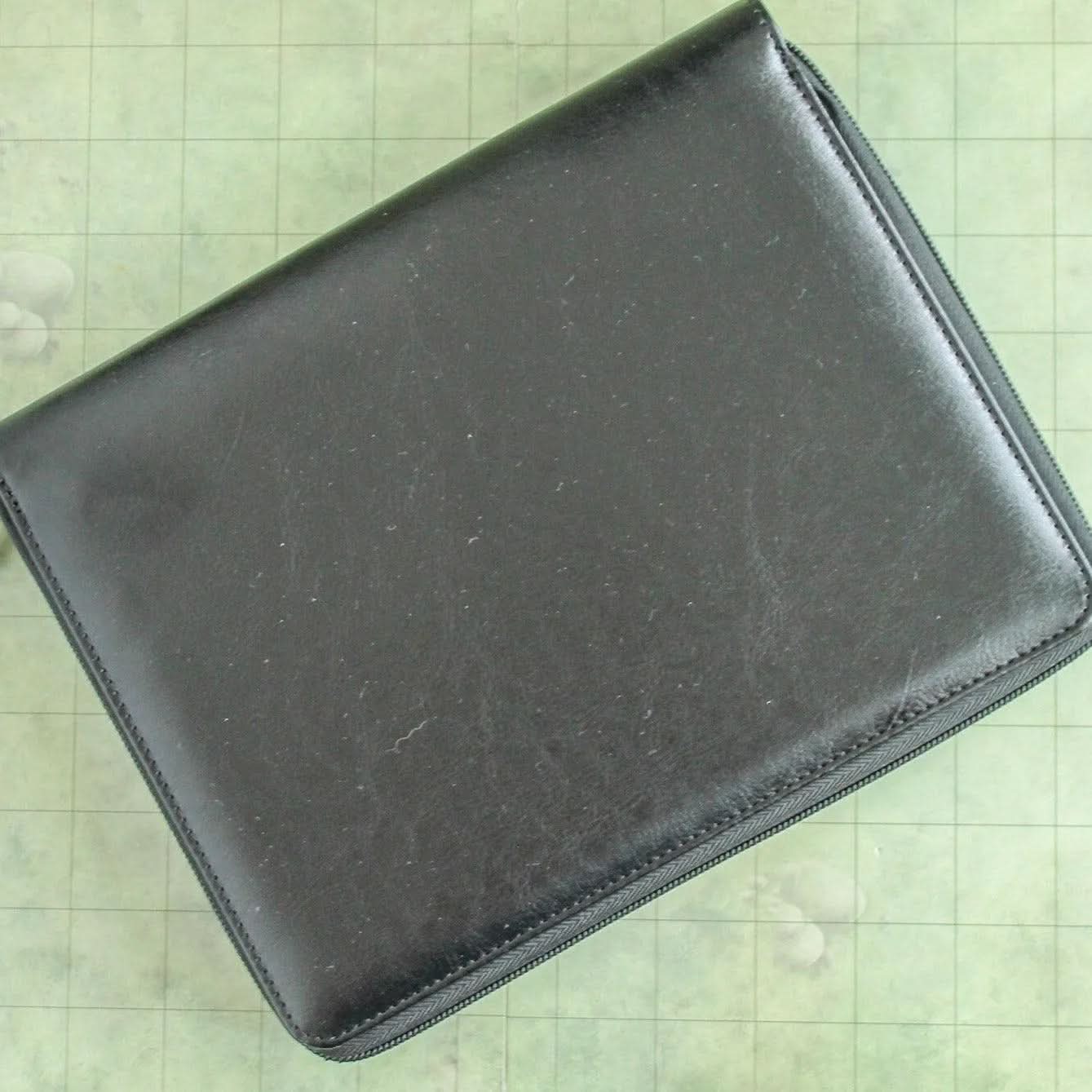 Black Leather Mystery Blind Folder