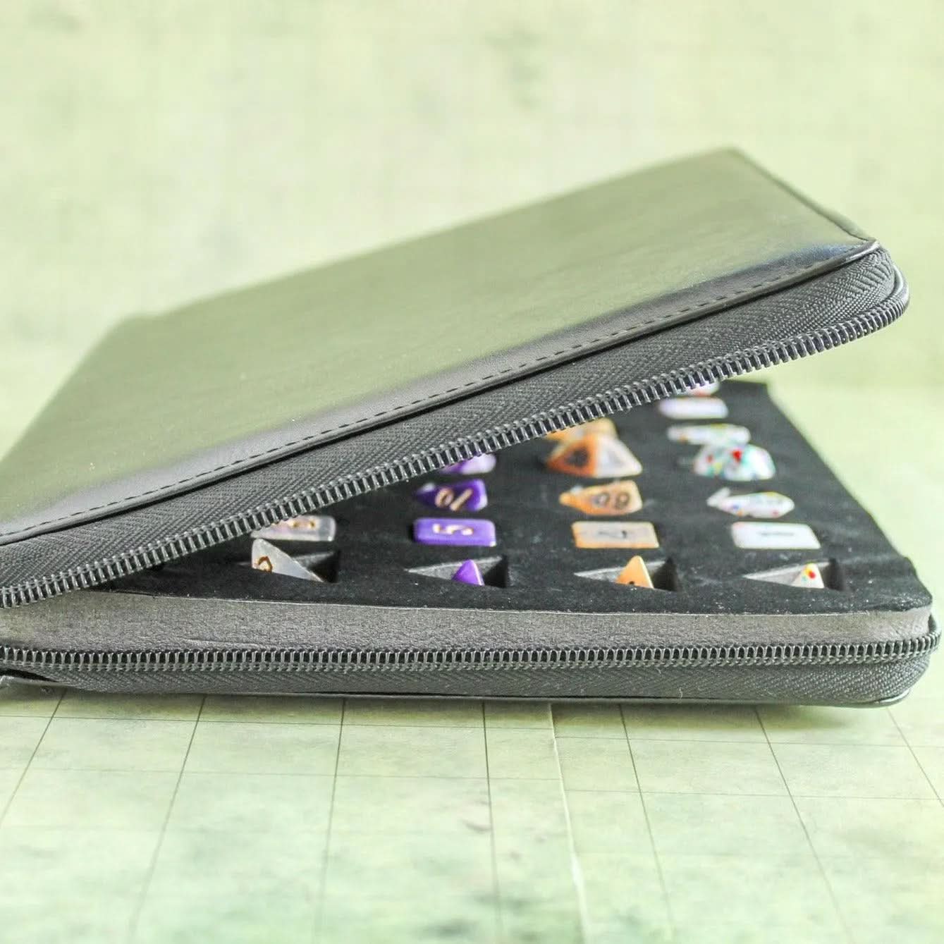 Black Leather Mystery Blind Folder