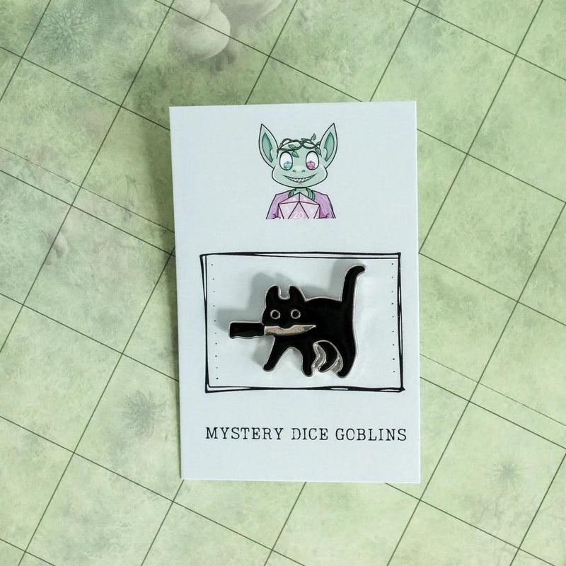 Gift Dagger Cat Pin