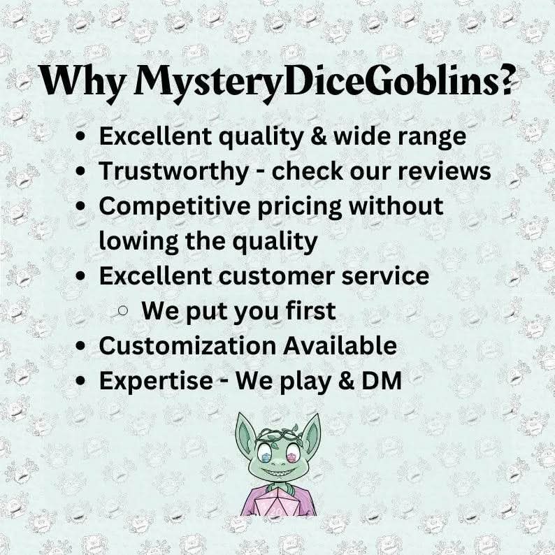 Mystery Dice & Pin Bag