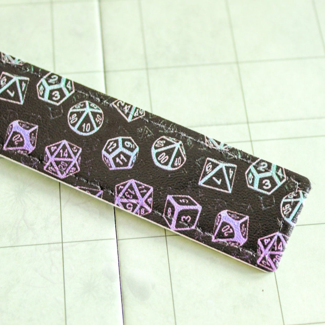 PU Leather Dind Dice Keyring - Dice DnD Key Chain - Key Ring DnD and other Tabletop RPGs - MysteryDiceGoblins