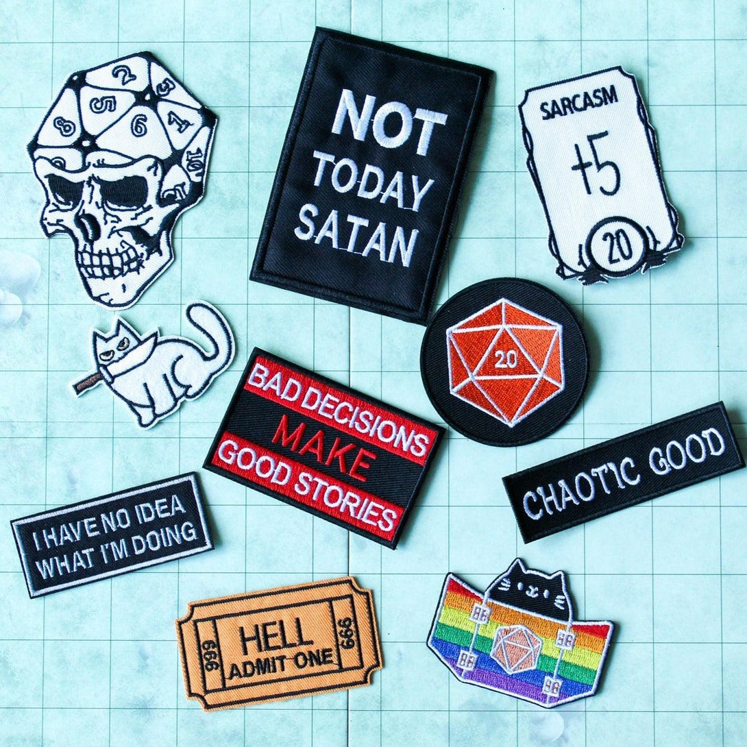 Dungeons and Dragons, Mystery Patch DnD Patches loads of styles available, Dnd Patch never the same type| DnD - MysteryDiceGoblins