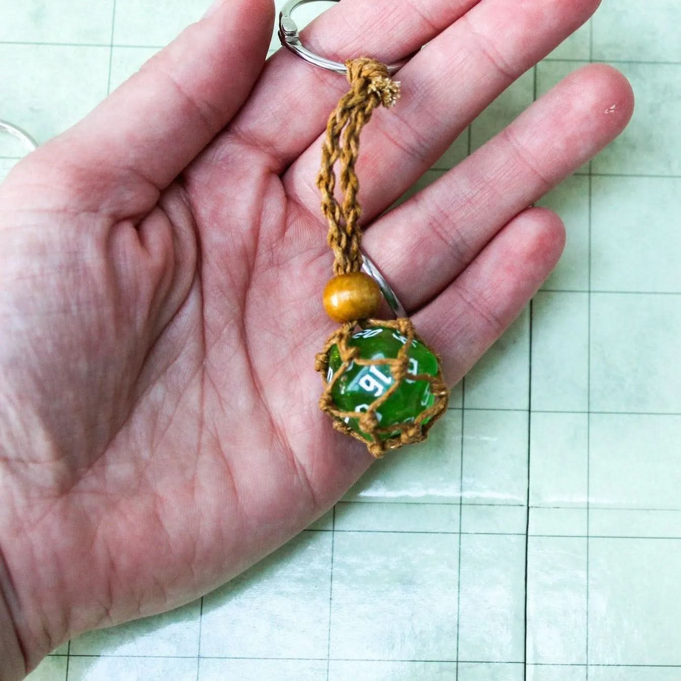 D20 Dice Keyring