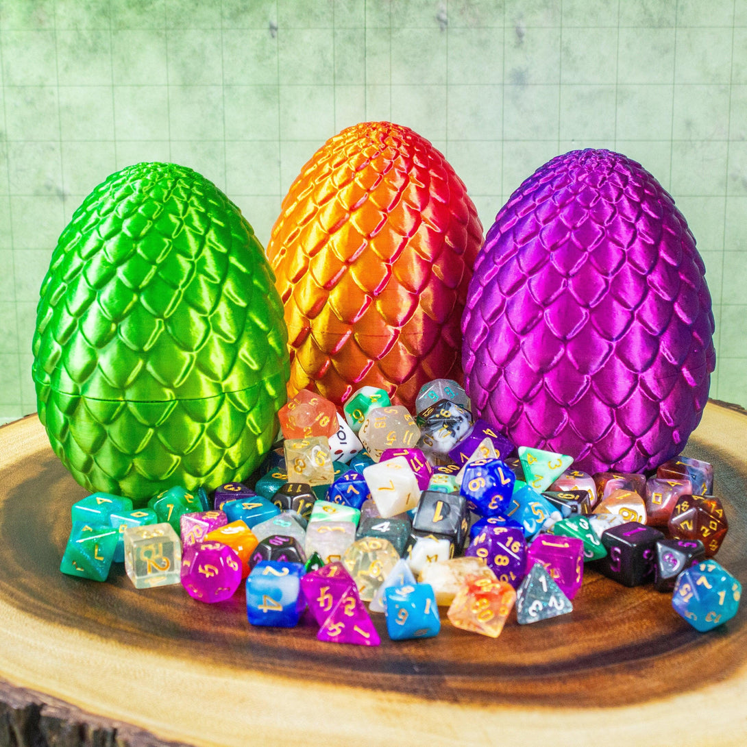 Dungeons and Dragons mystery Dragon Egg Containing DnD Dice over 100 styles available, Polyhedral Dice never the same sets | DnD Dice - MysteryDiceGoblins