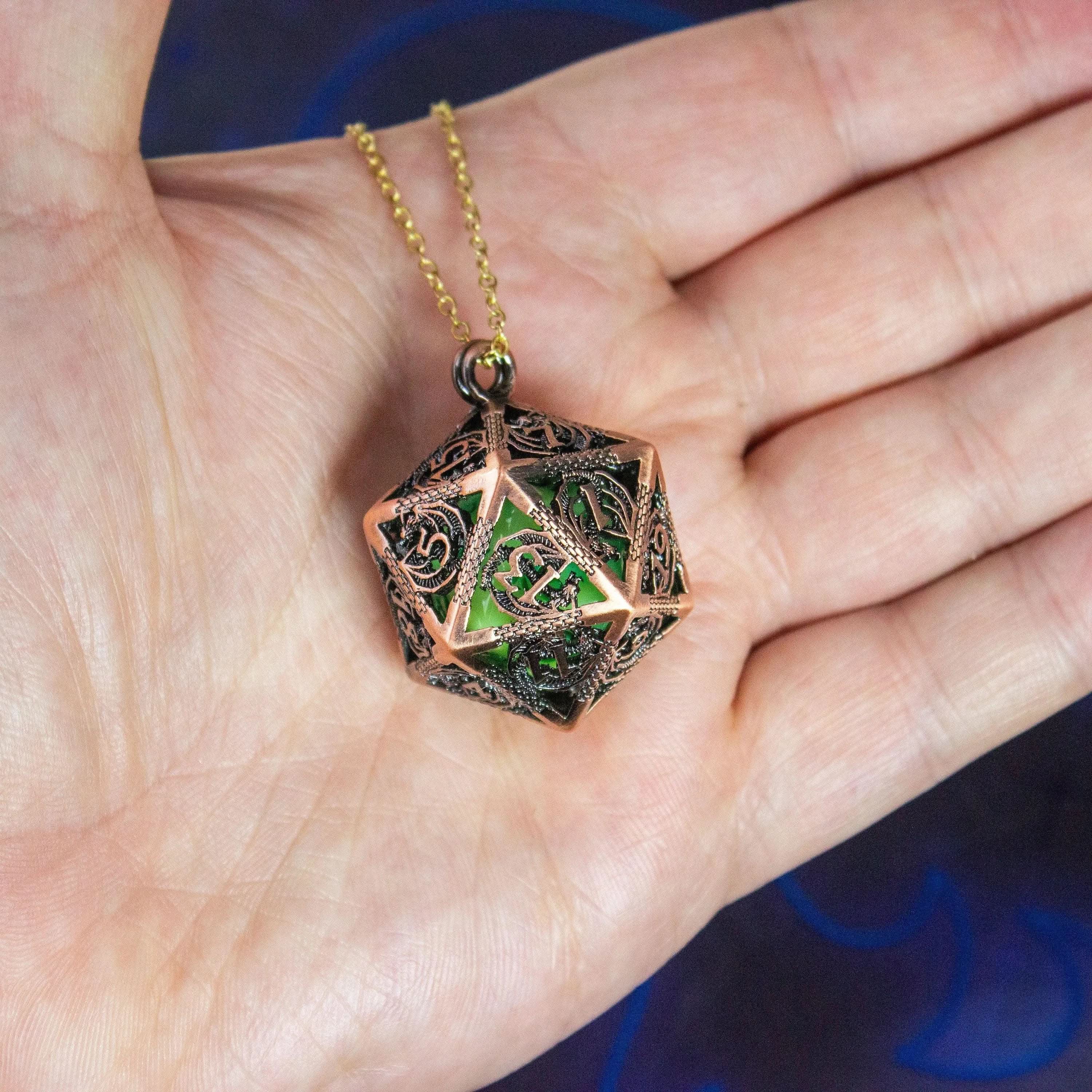 Removable D20 Dice Necklace